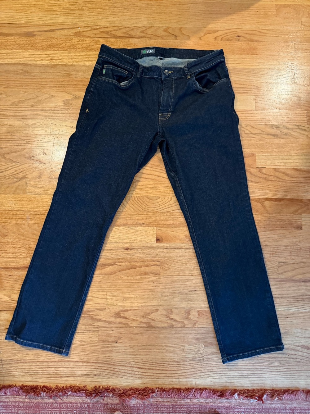 Stio Men's Slim Straight Dark Blue Jeans